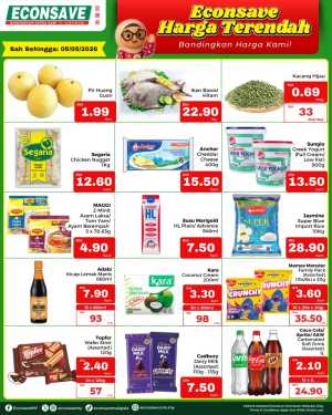 Econsave Malaysia Lowest Price Deals: May 5 Save! flyer cover