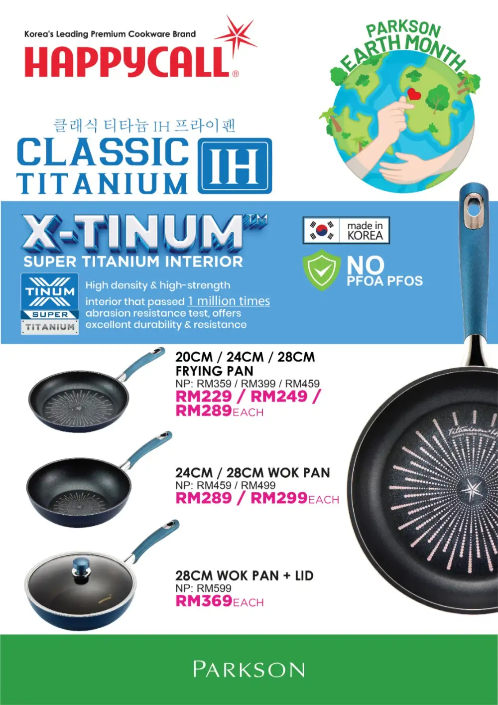 Parkson Malaysia Happycall Cookware Sale - Save Now! page 1
