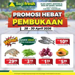Segi Fresh Opening Deals - Banting & Sepang Sale! flyer cover