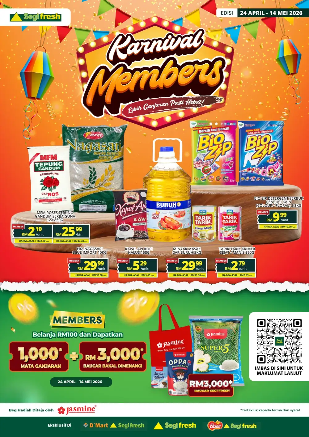 Segi Fresh Members Carnival - Exclusive Low Prices! page 1