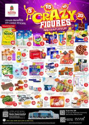 Nesto RAK Crazy Figures Offers – Top Deals! flyer cover