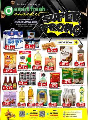 Desert Fresh Mussafah | Super Promo | April 27-29 flyer cover