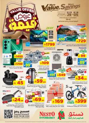 Nesto Malaz Value Offer | Save Up to 65% | May 05 flyer cover