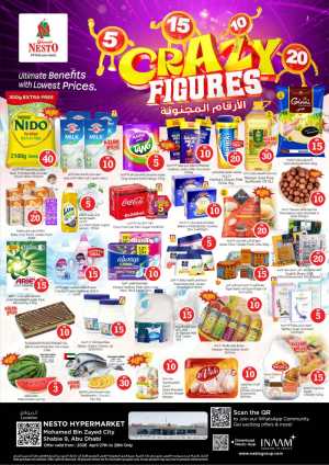 Nesto MBZ Shabia 9 | Crazy Figures Offers | April 29 flyer cover