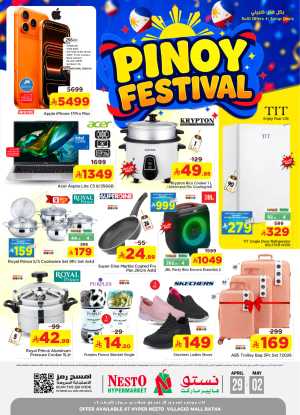 Nesto Villagio Batha Pinoy Festival | Sale till May 02 flyer cover