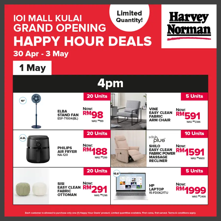 Harvey Norman | IOI Mall Kulai | Grand Opening Sale page 2