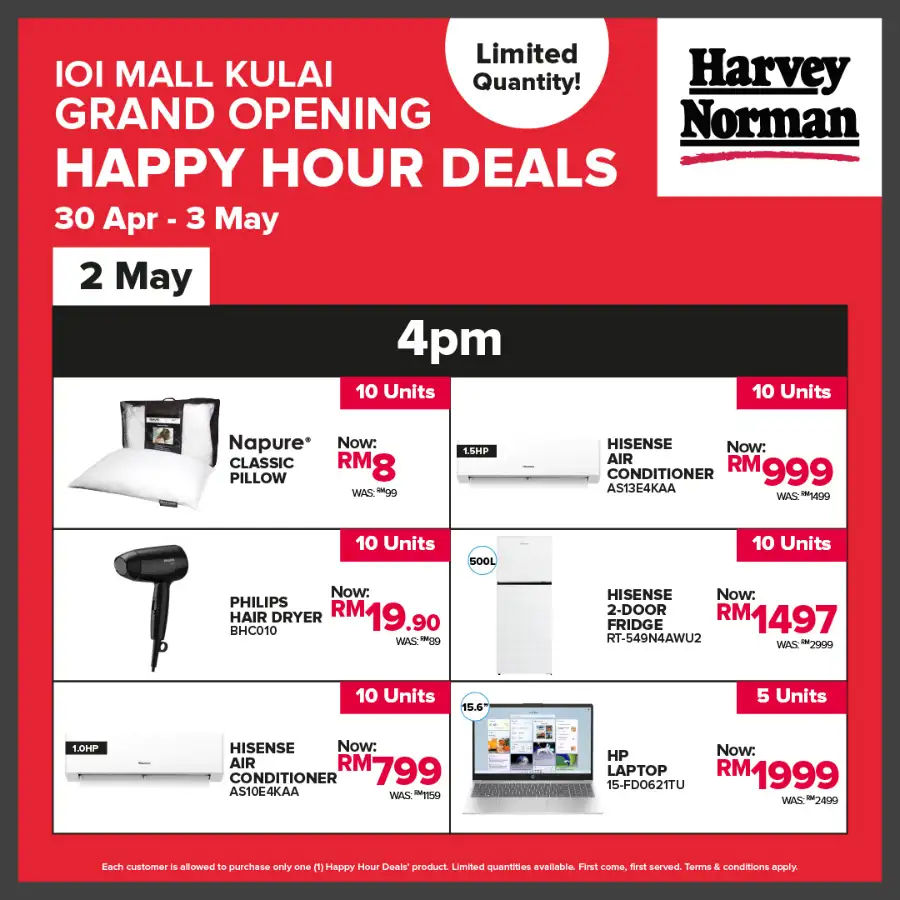 Harvey Norman | IOI Mall Kulai | Grand Opening Sale page 4
