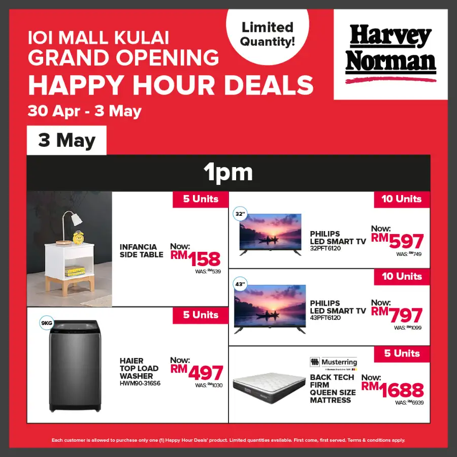 Harvey Norman | IOI Mall Kulai | Grand Opening Sale page 5