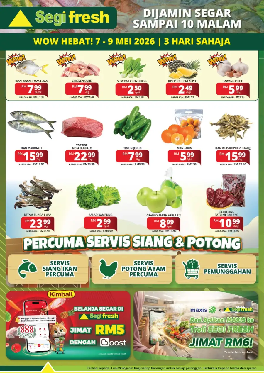 Segi Fresh | Tapah | Labor Day Promo - RM1 Chicken page 3