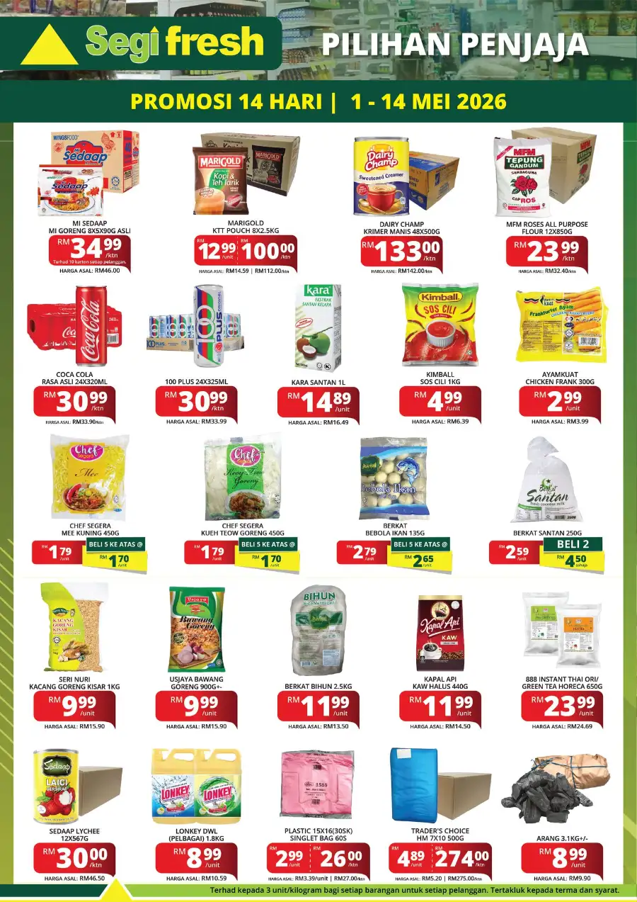 Segi Fresh | Tapah | Labor Day Promo - RM1 Chicken page 6