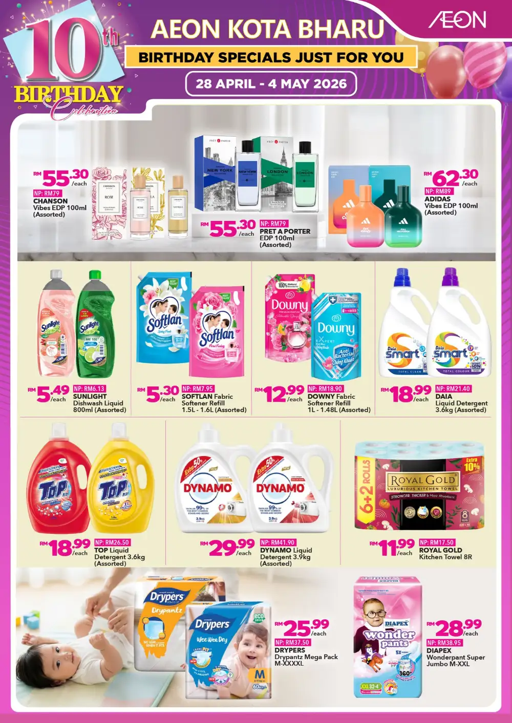 AEON Kota Bharu 10th Birthday Deals | May 4 page 2