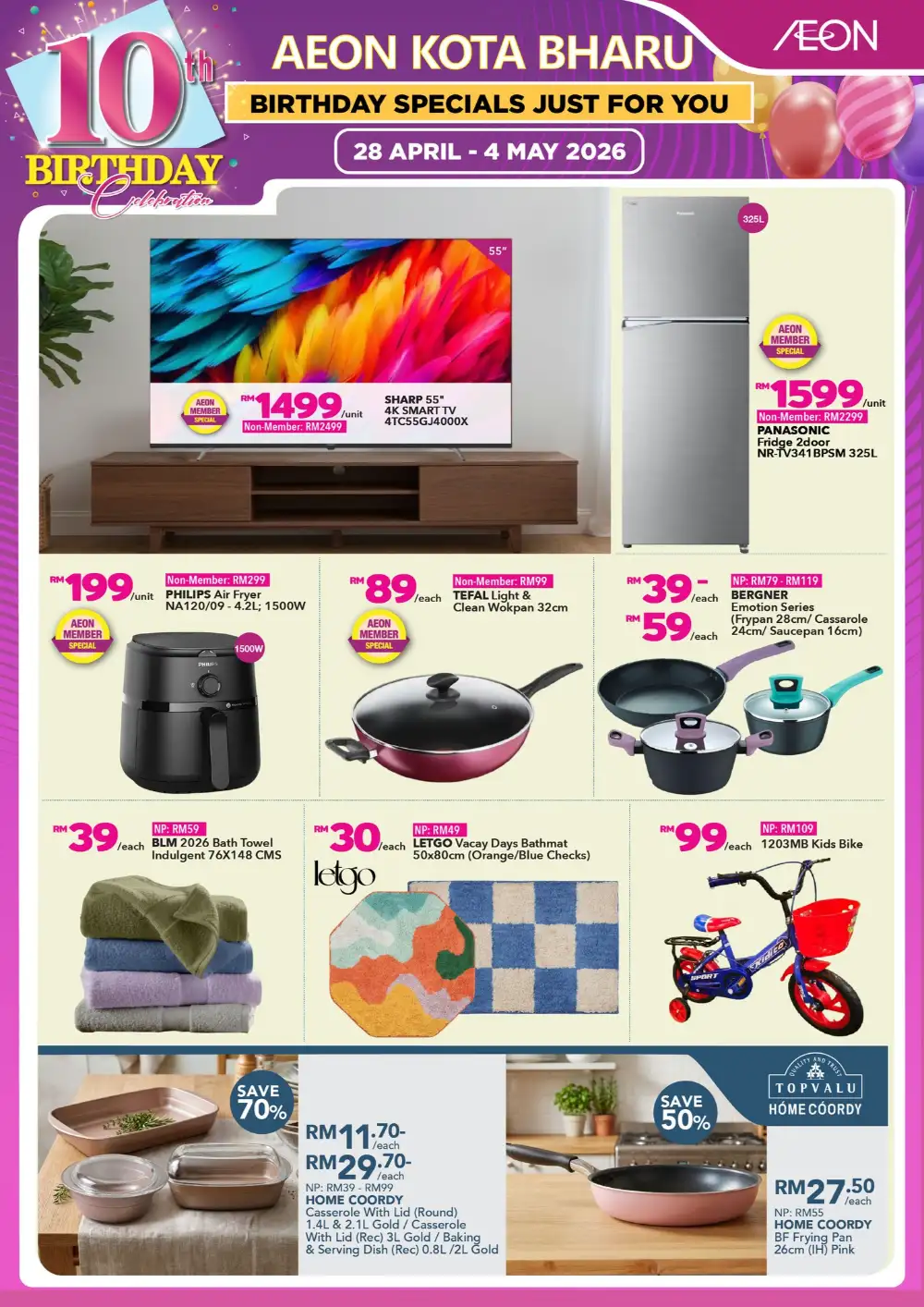 AEON Kota Bharu 10th Birthday Deals | May 4 page 4