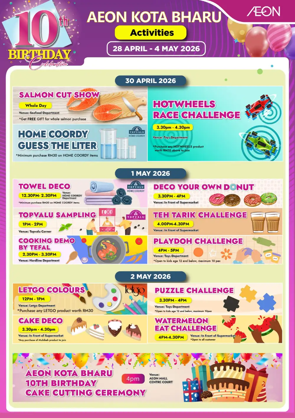 AEON Kota Bharu 10th Birthday Deals | May 4 page 5