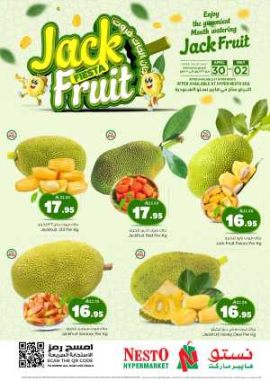Nesto KSA Jackfruit Fiesta | Ends May 02 flyer cover