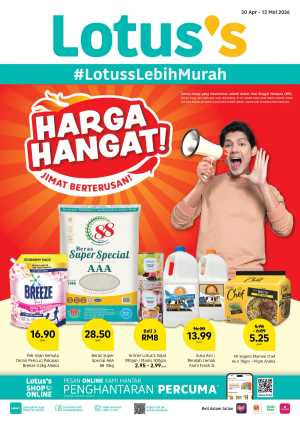 Harga Hangat! flyer cover