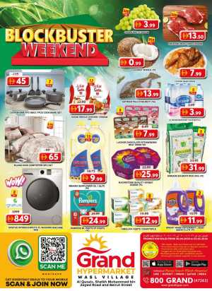 Grand Wasl Village Blockbuster Weekend | April 30 flyer cover