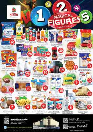 Nesto Ajman | Magical Figures Sale | 1-2-5 AED flyer cover