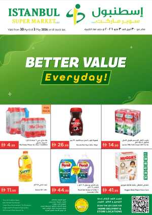 Istanbul Supermarket | UAE | Better Value | May 3 flyer cover