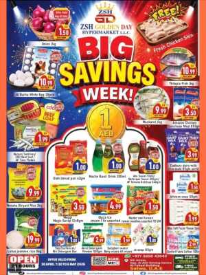 ZSH Golden Day | Satwa | Big Savings | May 6 Ends flyer cover