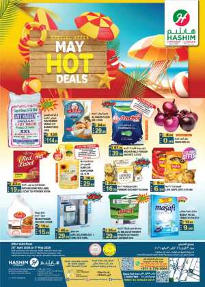 Hashim Sharjah May Hot Deals | Save 50% Today flyer cover