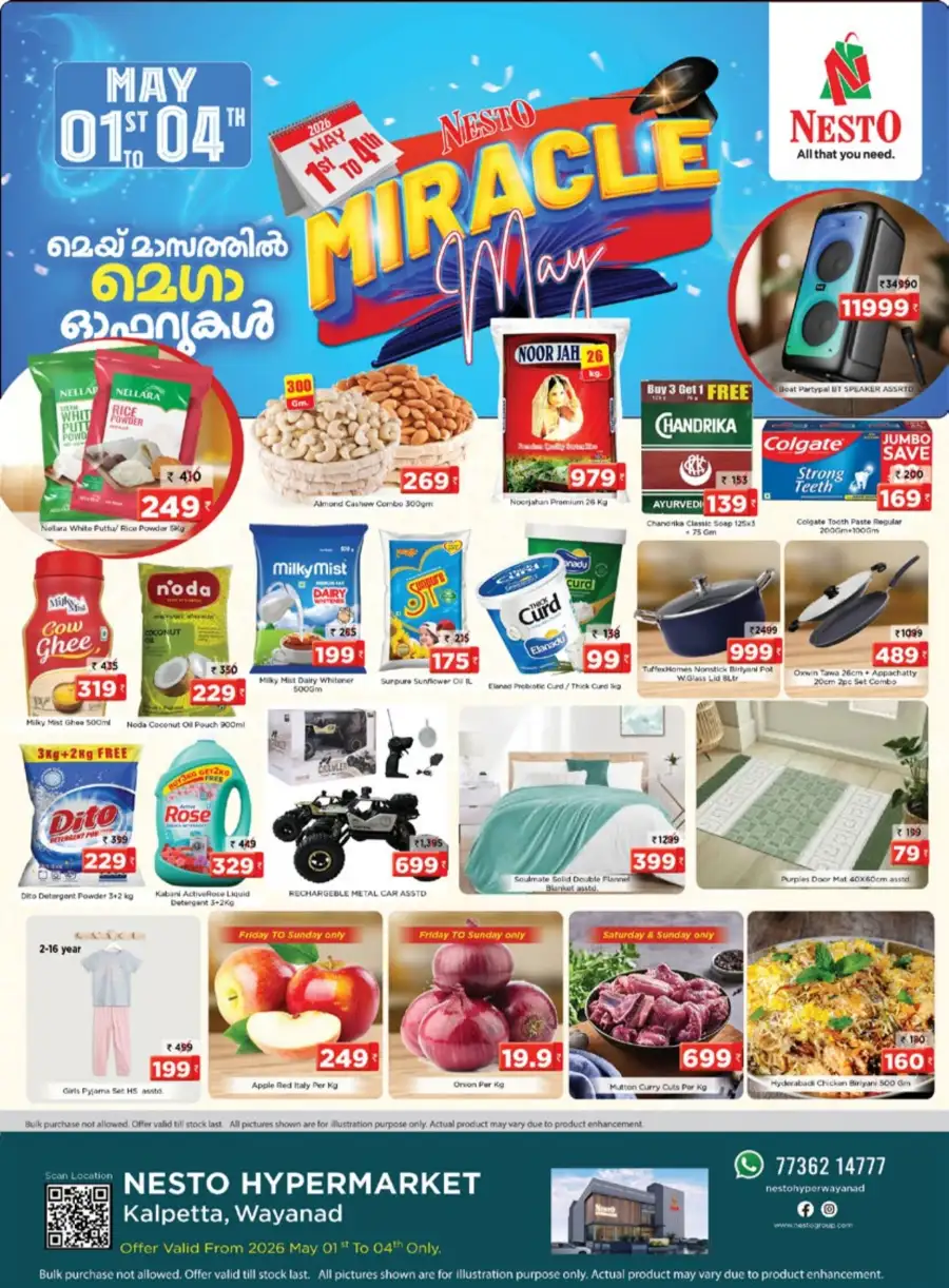 Nesto Kalpetta | Miracle May | May 1-4 Deals page 1