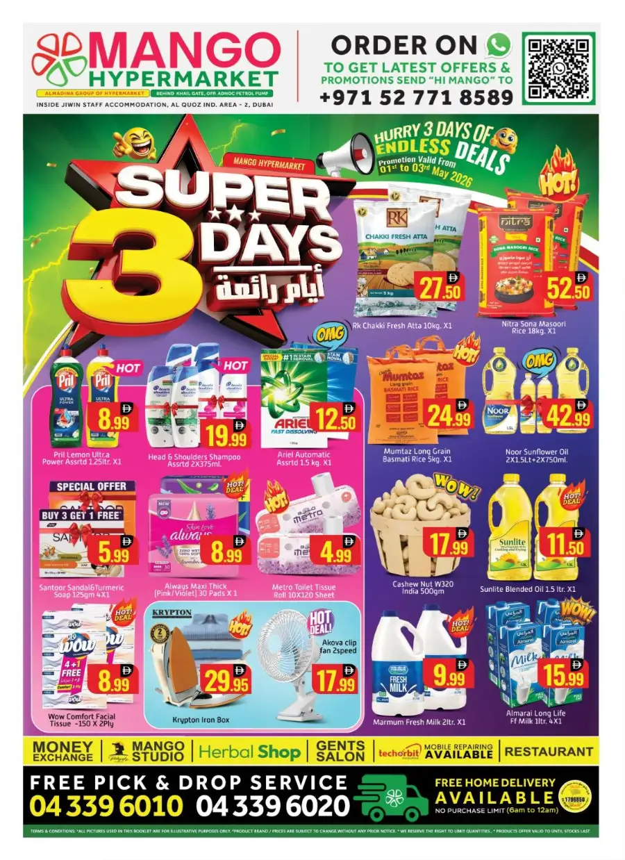 Mango Al Quoz | Super 3 Day Deals | May 1-3 page 1