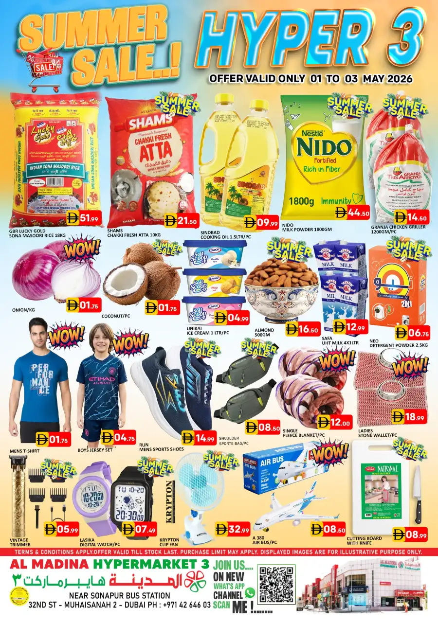 Al Madina | Muhaisanah 2 | Summer Sale | May 1-3 page 1