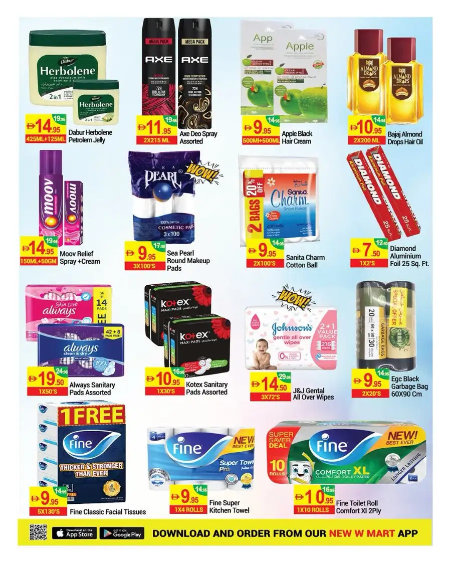 New W Mart UAE Massive Savings on Groceries page 14