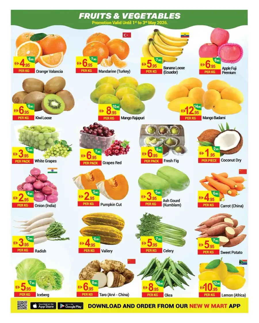 New W Mart UAE Massive Savings on Groceries page 16