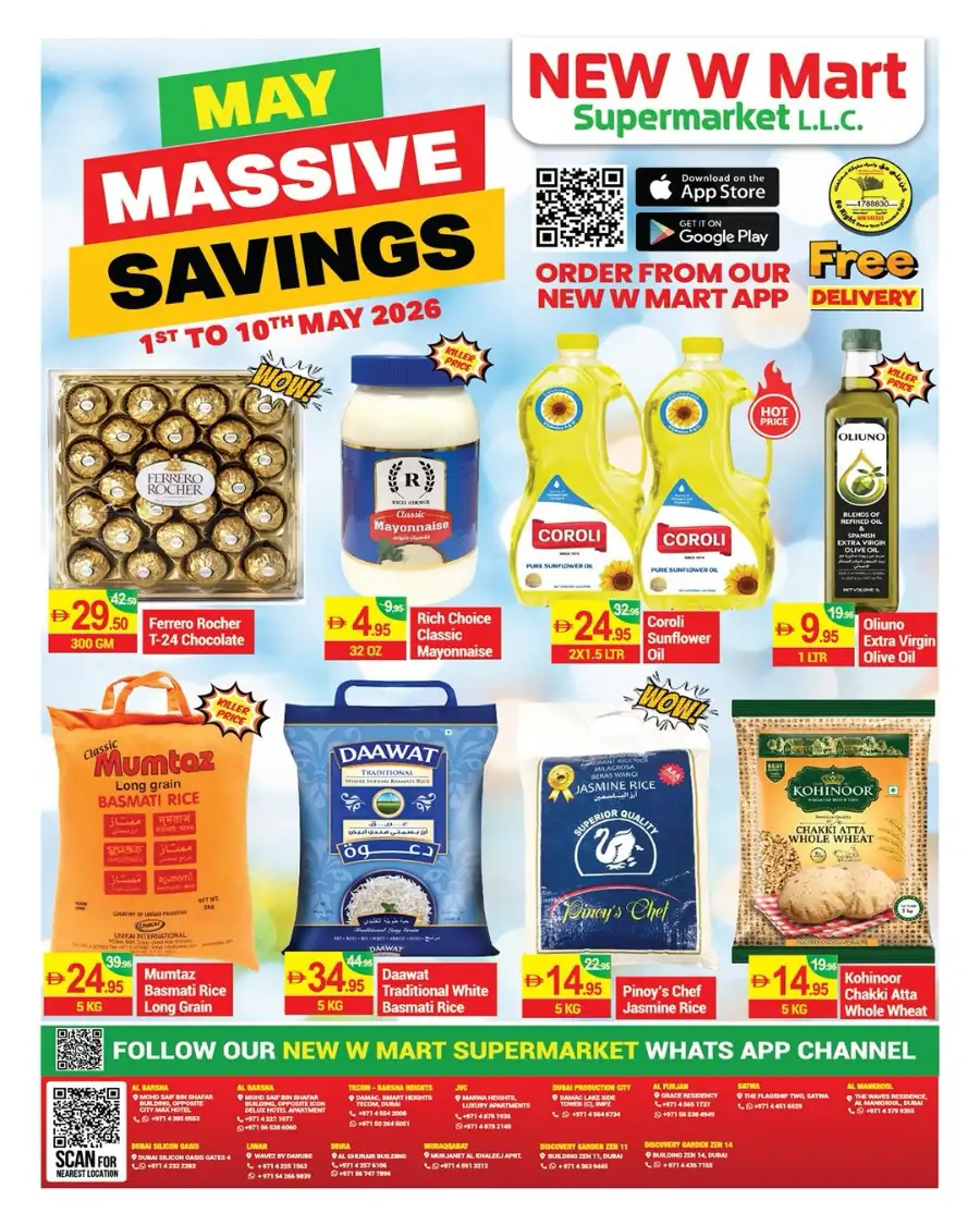 New W Mart UAE Massive Savings on Groceries page 2