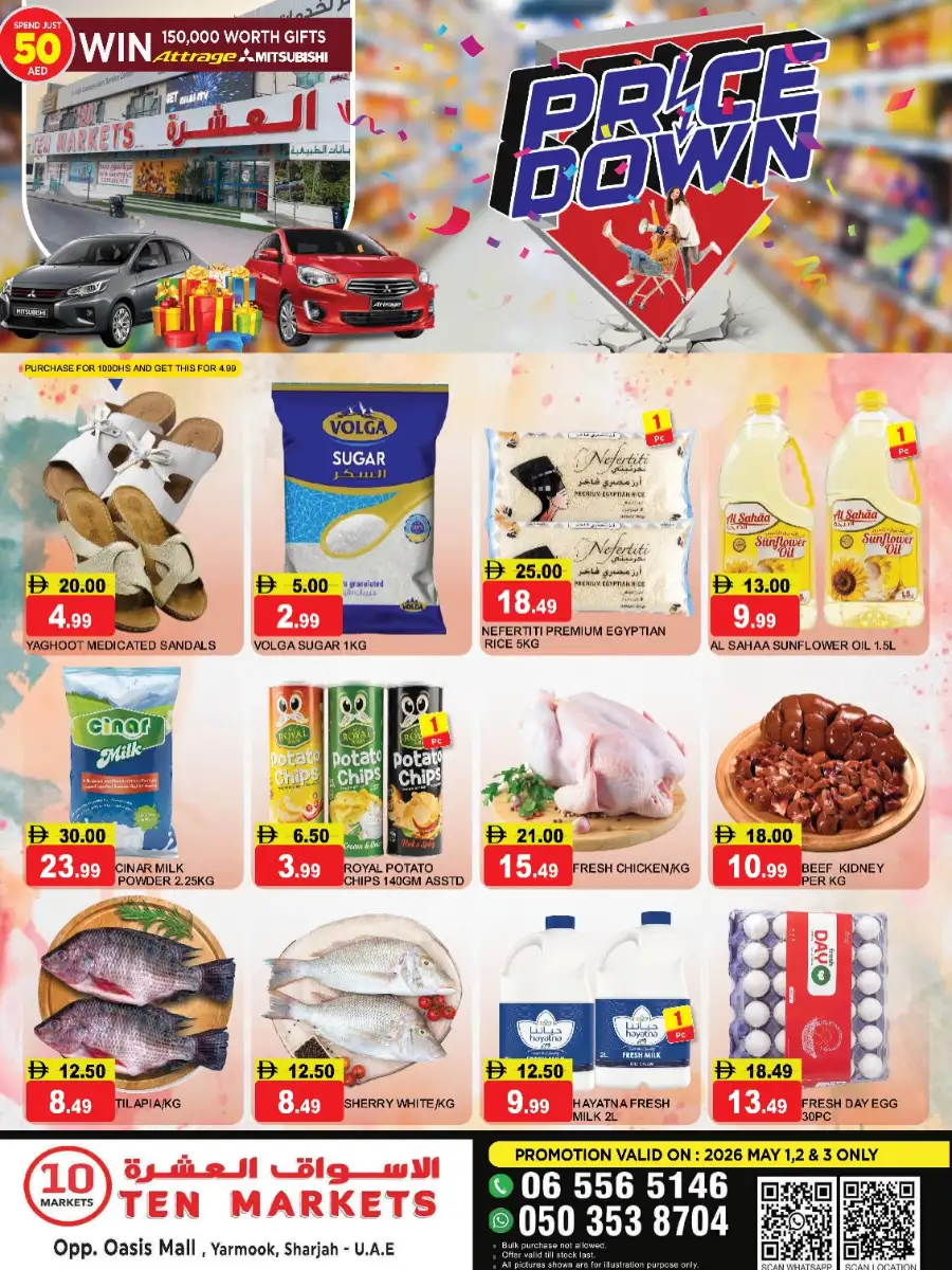 Ten Markets Sharjah | Price Down Sale | May 1-3 page 1