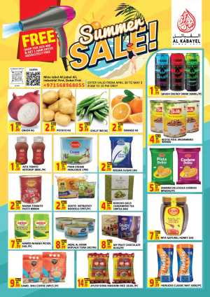 Al Kabayel | Jebel Ali | Summer Sale May 3 flyer cover