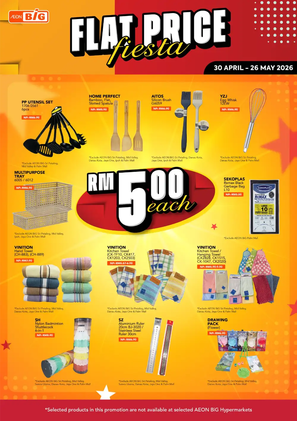 AEON BiG Mid Valley | RM5 Flat Price Fiesta until 26 May page 1