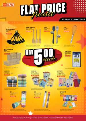 AEON BiG Mid Valley | RM5 Flat Price Fiesta until 26 May flyer cover