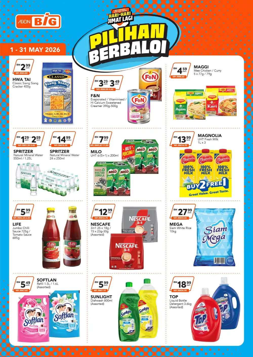 AEON BiG | Pilihan Berbaloi Deals Ends 31 May page 1