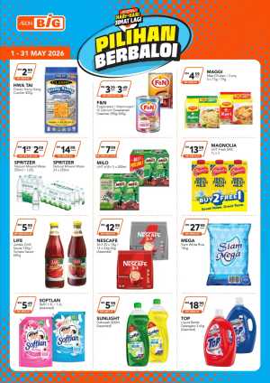 AEON BiG | Pilihan Berbaloi Deals Ends 31 May flyer cover