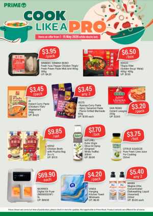 Prime Supermarket | Save on Kitchen Essentials 1-15 May flyer cover