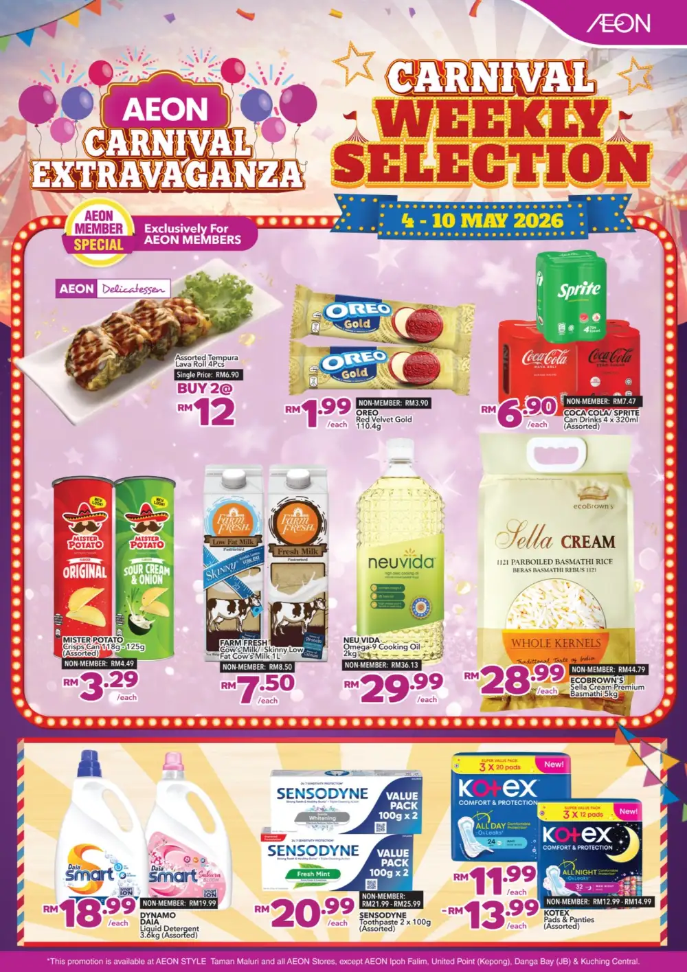 AEON Carnival Extravaganza | 4-10 May 2026 DEALS | Aeon Terengganu