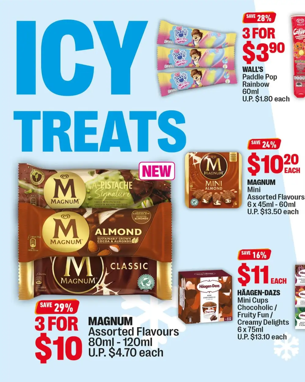 7-Eleven Icy Treats Offers | Up to 45% OFF Ice Cream – 2026 May page 1
