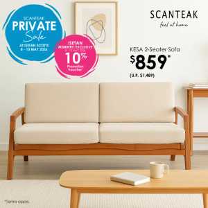 Scanteak Isetan Scotts Private Sale - 2026 May flyer cover