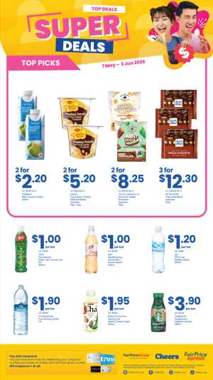 Cheers FairPrice Xpress Super Deals | 7 May–3 Jun flyer cover