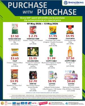 Sheng Siong Singapore PWP Deals | Save up to 50% flyer cover