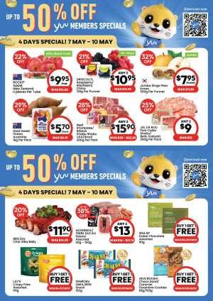 Cold Storage yuu Specials | 50% Off 2026 May flyer cover