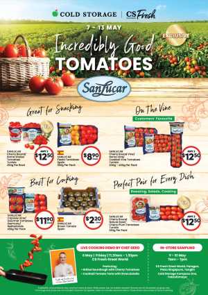 Cold Storage Singapore SanLucar Fresh Deals | May 2026 Offers flyer cover