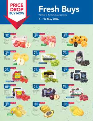 FairPrice Singapore Fresh Buys | Up to 41% Off May 2026 flyer cover