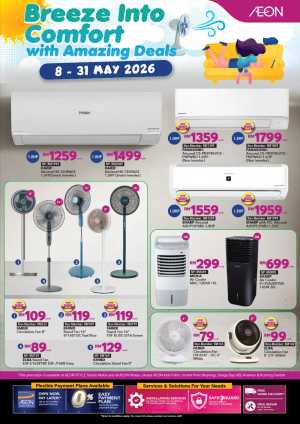 AEON Taman Maluri Breeze Into Comfort | May Deals flyer cover