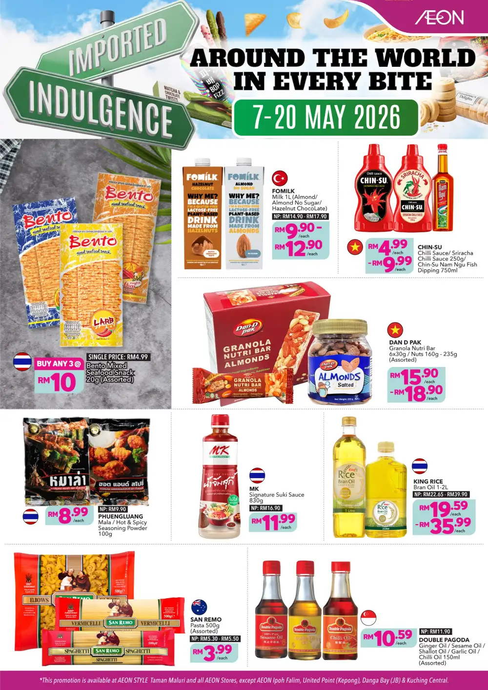 AEON Taman Maluri Around the World Sale | May 2026 Deals page 1