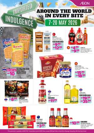 AEON Taman Maluri Around the World Sale | May 2026 Deals flyer cover