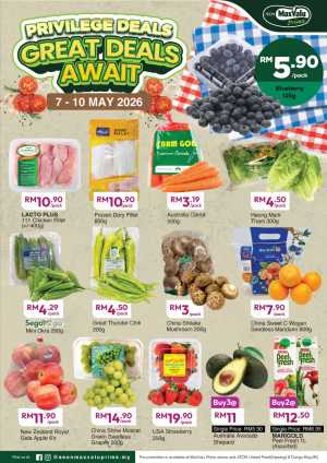AEON United Point Privilege Deals | 7-10 May Only flyer cover