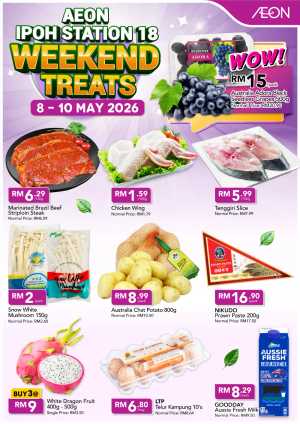 AEON Malaysia Weekend Treats | May 2026 Deals flyer cover